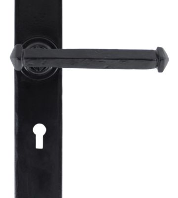 From The Anvil Black Tudor Lever Lock Set