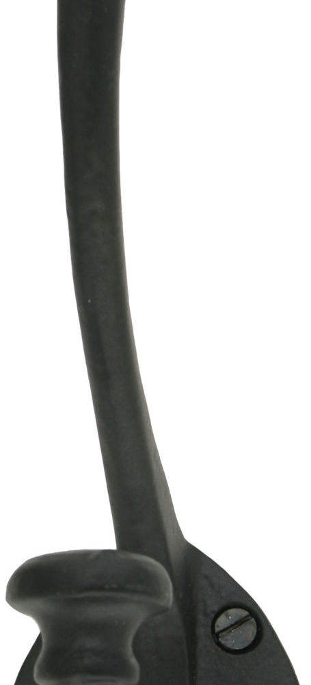 From The Anvil Black 7 3/4'' Hat & Coat Hook
