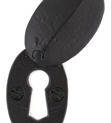 From The Anvil Black Oval Escutcheon & Cover