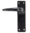 From The Anvil Black Smooth Lever Latch Set