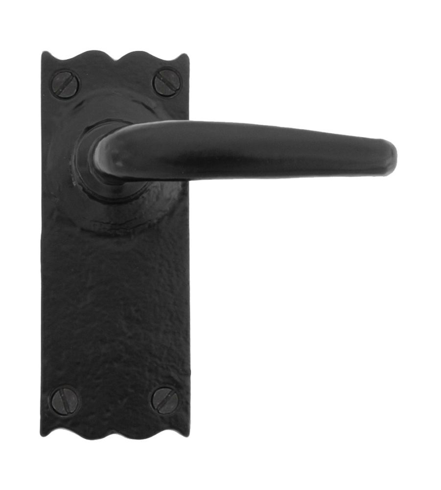 From The Anvil Black Oak Lever Latch Set