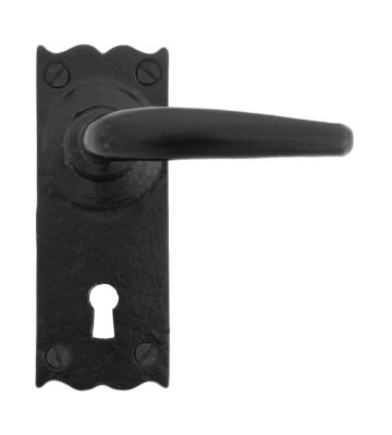 From The Anvil Black Oak Lever Lock Set