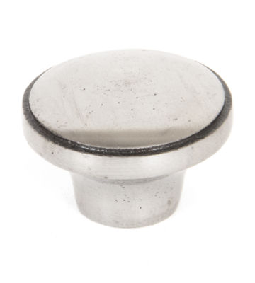 From The Anvil Natural Smooth Ribbed Cabinet Knob