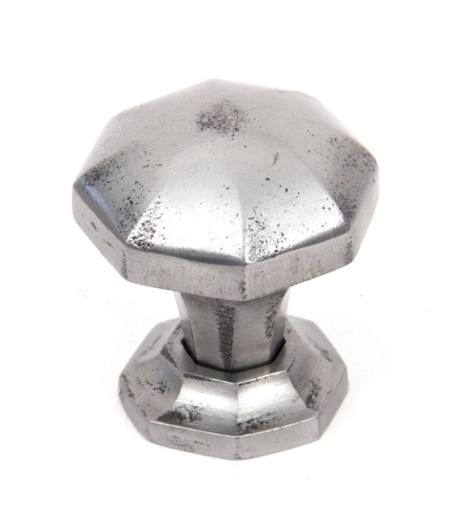 From The Anvil Natural Smooth Octagonal Cabinet Knobs - Small