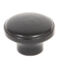 From The Anvil Black Ribbed Cabinet Knob