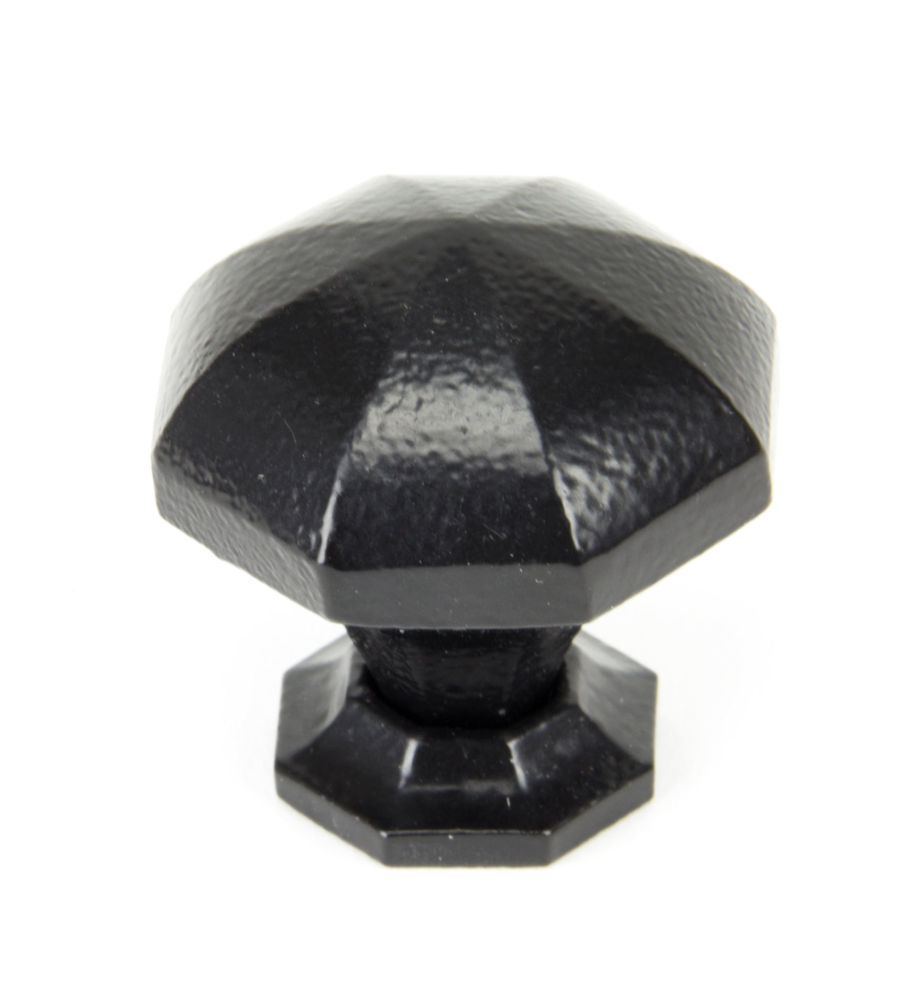 From The Anvil Black Octagonal Cabinet Knobs - Large