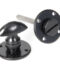 From The Anvil Black Round Bathroom Thumbturn