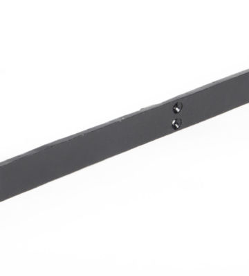 From The Anvil Black 12″ Flush/Slide Door Bolt