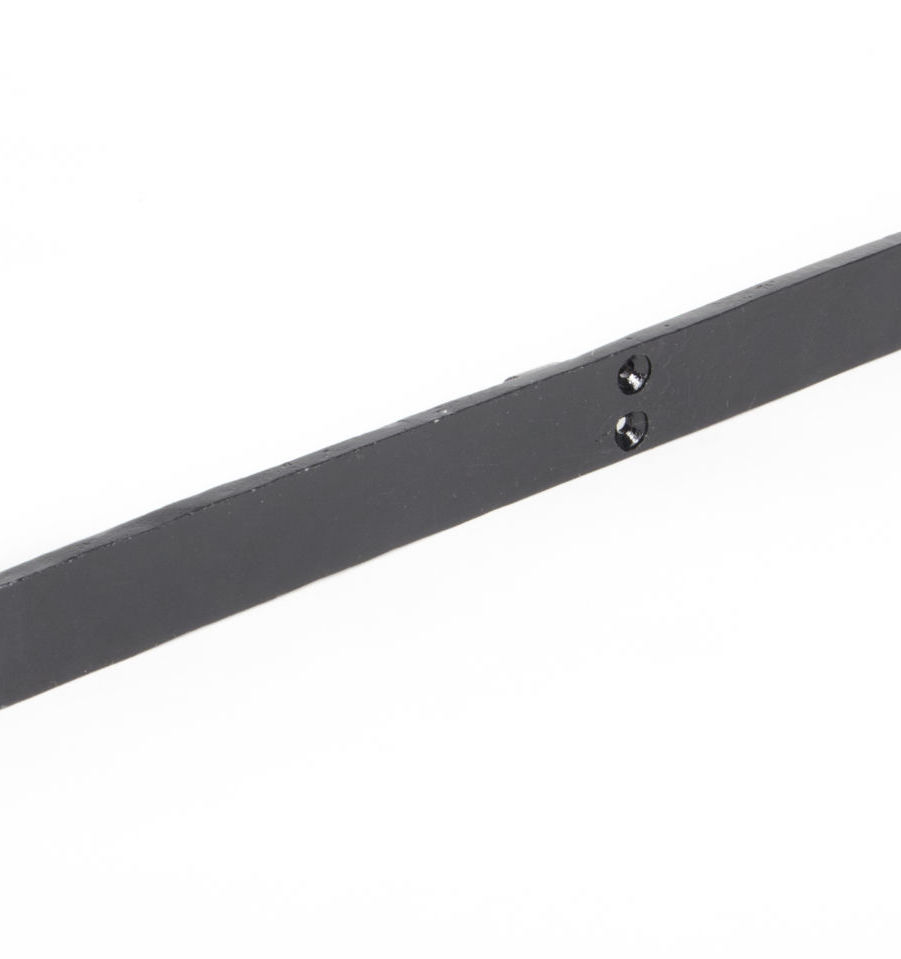 From The Anvil Black 12" Flush/Slide Door Bolt