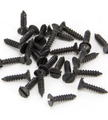 From The Anvil Black 4 x 1/2” Countersunk Screws (25)