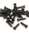 From The Anvil Black 4 x 1/2'' Round Head Screws (25)