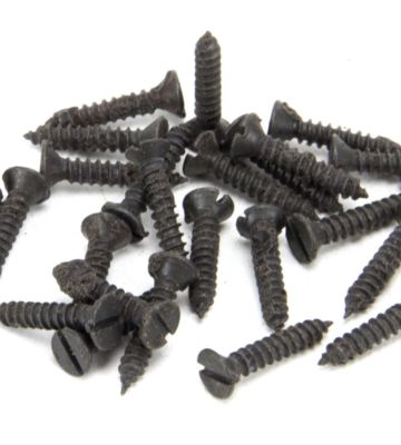 From The Anvil Beeswax 6 x 3/4″ Countersunk Screws (25)