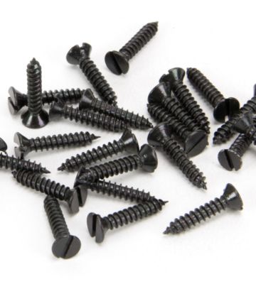 From The Anvil Black 6 X 3/4″ Countersunk Screws (25)