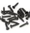 From The Anvil Black 6 x 3/4" Countersunk Screws (25)