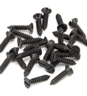 From The Anvil Black 8 X 3/4″ Countersunk Screws (25)