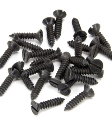 From The Anvil Black 8 x 3/4″ Countersunk Screws (25)