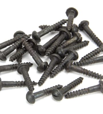 From The Anvil Beeswax 8 X 1″ Round Head Screws (25)