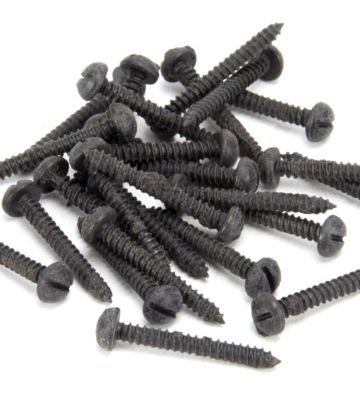 From The Anvil Beeswax 8 x 1 1/4″ Round Head Screws (25)
