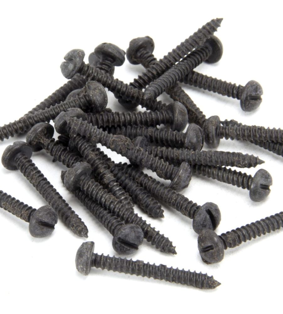 From The Anvil Beeswax 8 x 1 1/4" Round Head Screws (25)