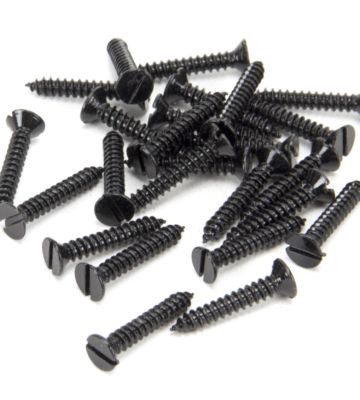 From The Anvil Black 8 x 1″ Countersunk Screws (25)