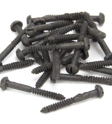 From The Anvil Beeswax 10 X 1 1/2″ Round Head Screws (25)