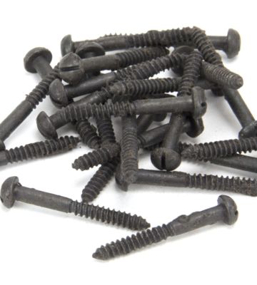 From The Anvil Beeswax 10 x 1 1/2″ Round Head Screws (25)