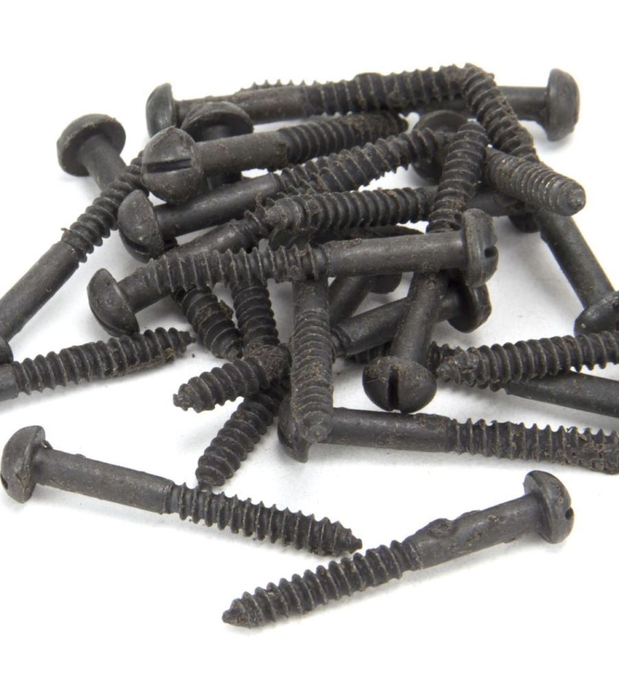 From The Anvil Beeswax 10 x 1 1/2" Round Head Screws (25)