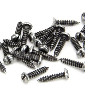 From The Anvil Pewter 4 x 1/2″ Round Head Screws (25)