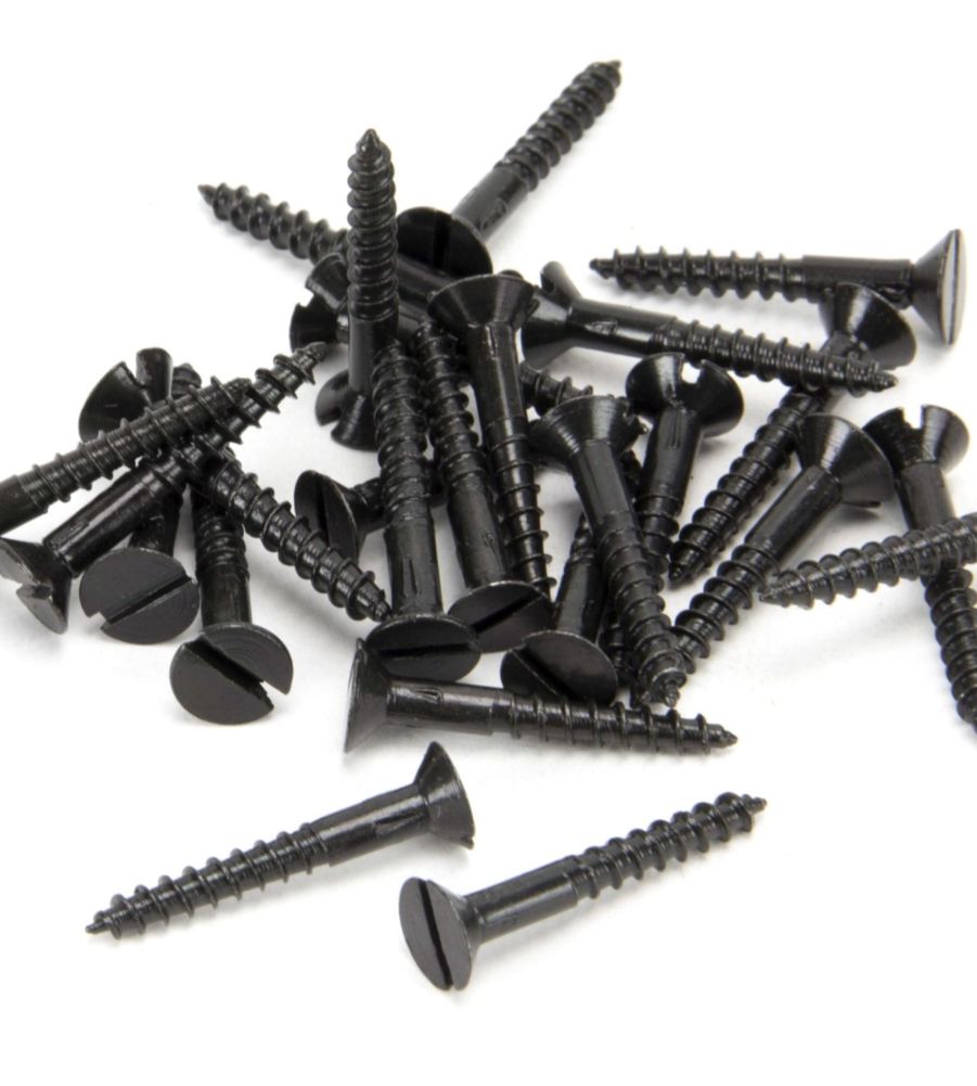 From The Anvil Black 6 x 1" Countersunk Screws