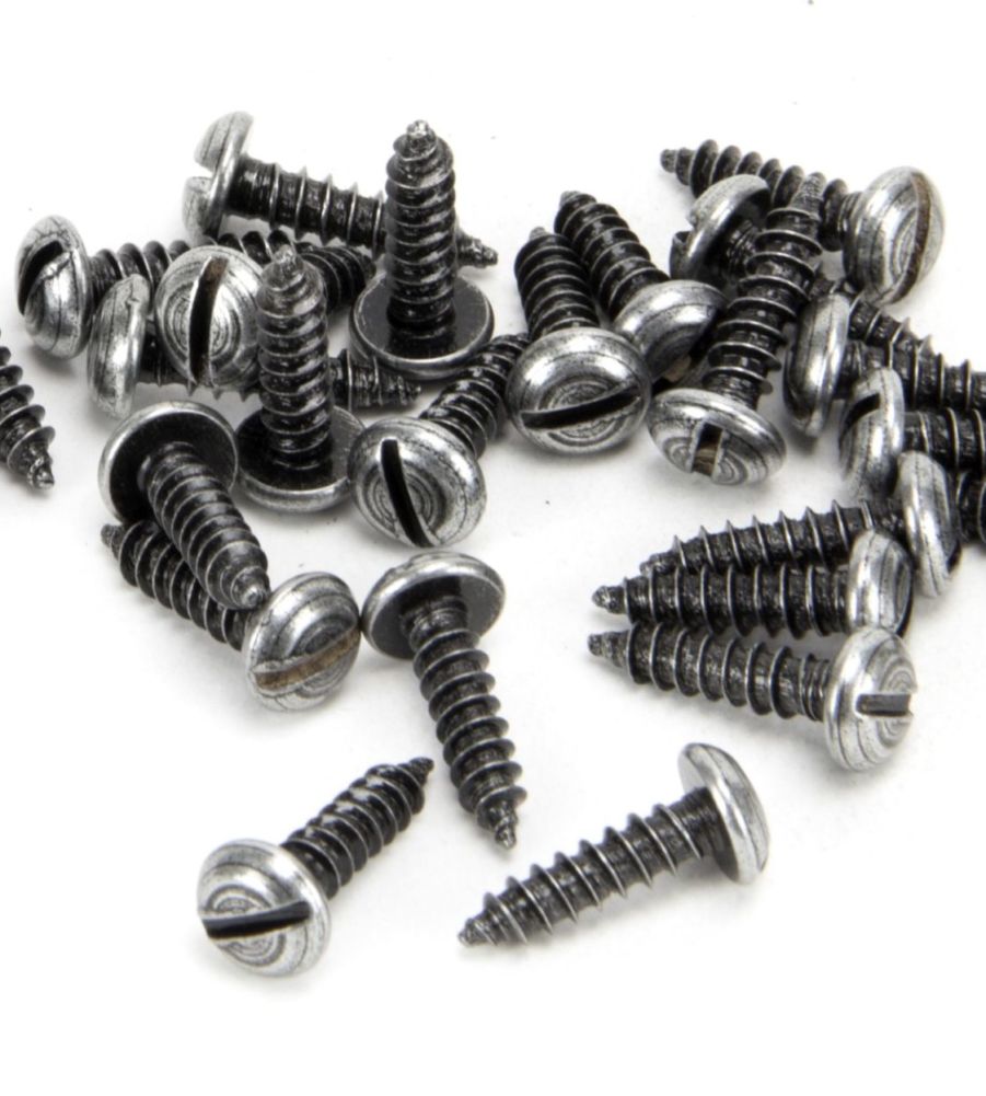 From The Anvil Pewter 6 x 1/2" Round Head Screws (25)