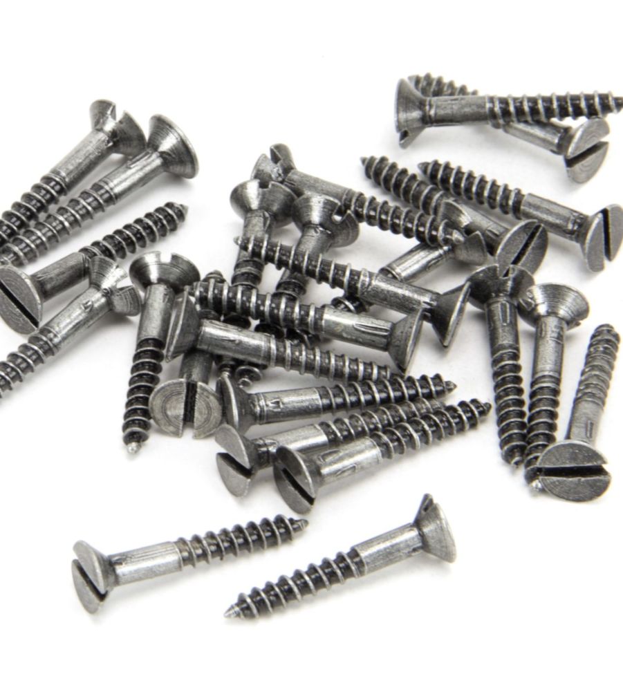 From The Anvil Pewter 6 x 1" Countersunk Screws (25)
