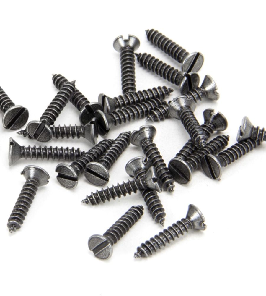 From The Anvil Pewter 6 x 3/4" Countersunk Screws (25)