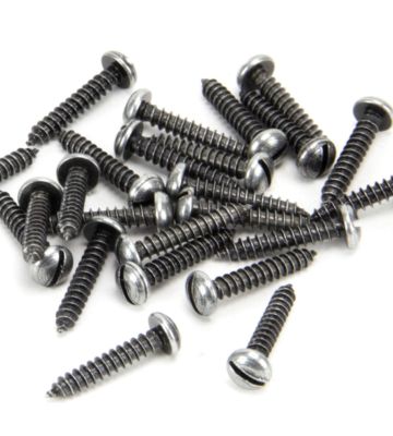 From The Anvil Pewter 6 X 3/4″ Round Head Screws (25)