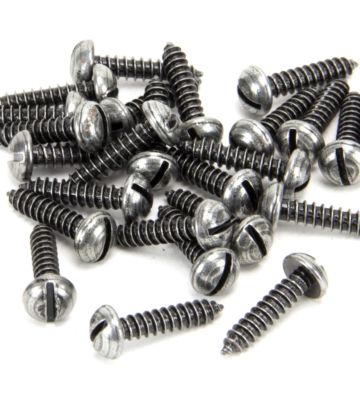 From The Anvil Pewter 8 X 3/4″ Round Head Screws (25)