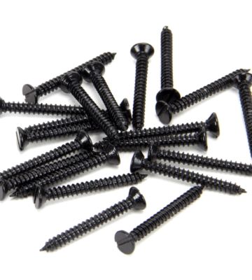 From The Anvil Black 6 X 1 1/4″ Countersunk Screws (25)
