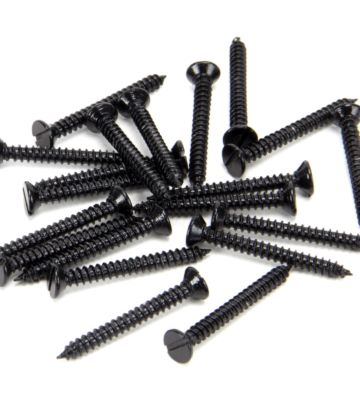 From The Anvil Black 6 x 1 1/4″ Countersunk Screws (25)