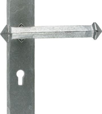 From The Anvil Pewter Tudor Lever Lock Set