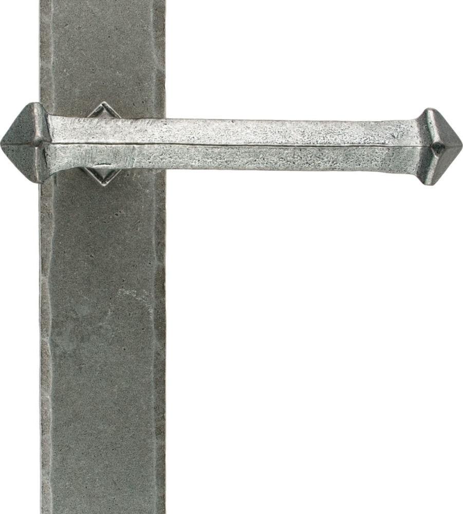 From The Anvil Pewter Tudor Lever Latch Set