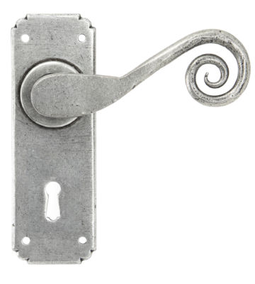 From The Anvil Pewter Monkeytail Sprung Lever Lock Set