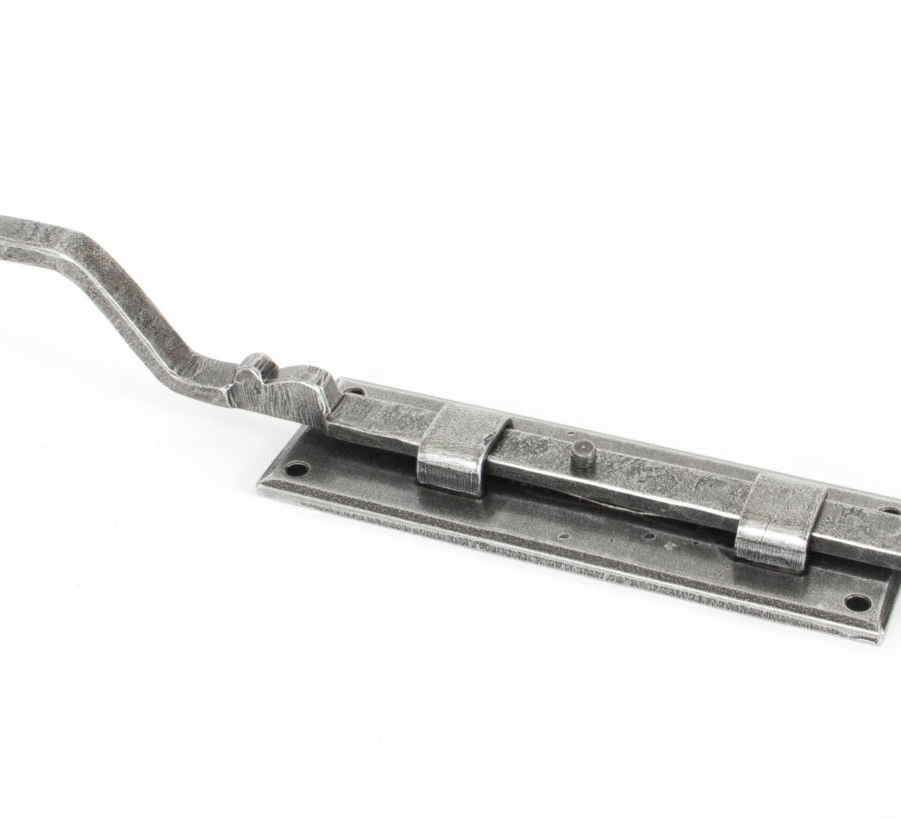 From The Anvil Pewter Patina 6" French Door Bolt