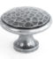 From The Anvil Pewter Beaten Cupboard Knob - Large