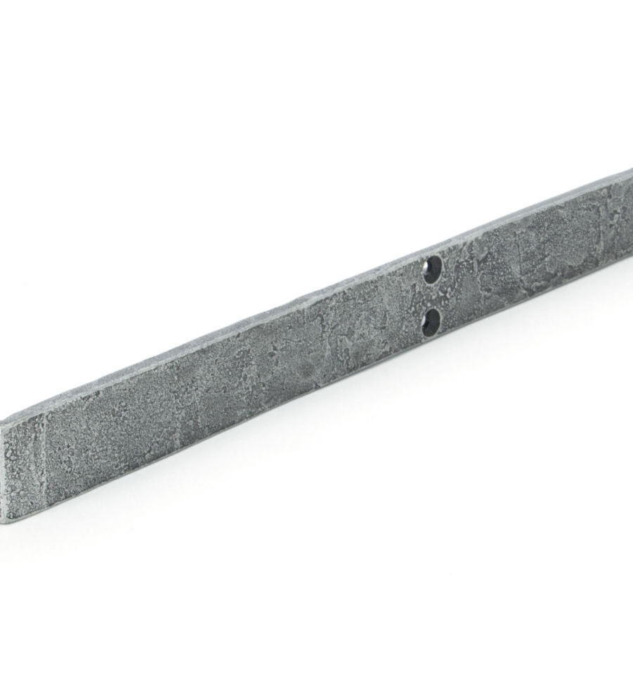 From The Anvil Pewter Patina 12" Flush/Slide Door Bolt