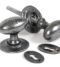 From The Anvil Pewter Oval Mortice/Rim Knob Set