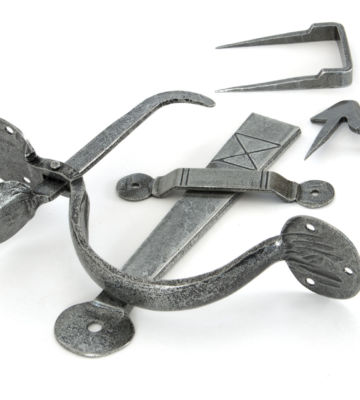 From The Anvil Pewter Medium Bean Thumblatch