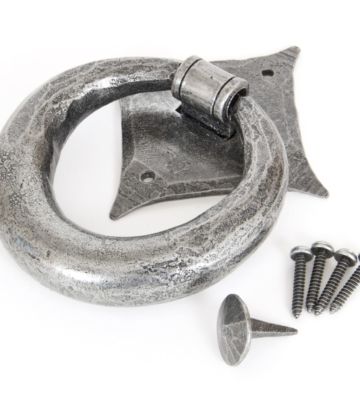 From The Anvil Pewter Ring Door Knocker