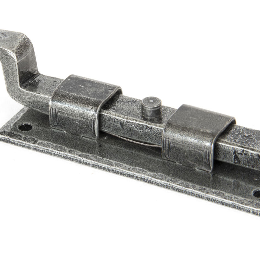 From The Anvil Pewter Patina 4" Cranked Bolt