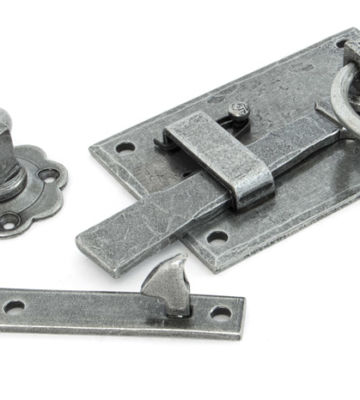 From The Anvil Pewter Cottage Latch – RH