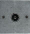 From The Anvil TV/FM Axial Socket - Pewter Patina