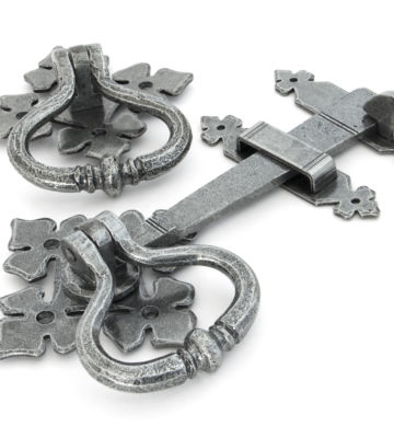 From The Anvil Pewter Shakespeare Latch Set