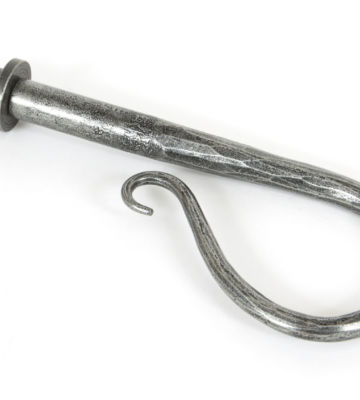 From The Anvil Shepherd’s Crook Finial (pair) – Pewter Patina